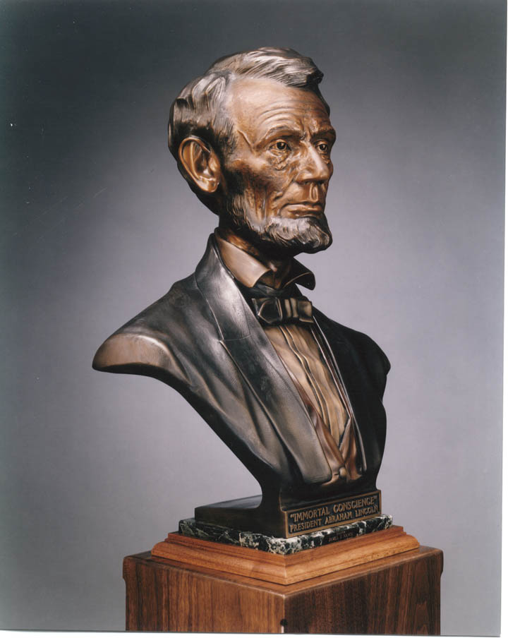 Click this picture to return to the Life Size bronze portrait page